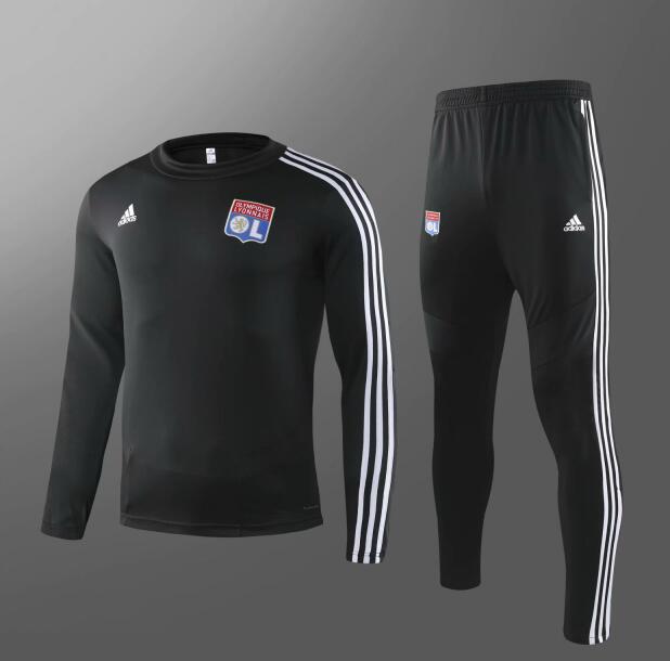 chaqueta de entrenamiento 2019-2020 Lyon traje negro